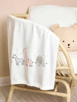 Jojo Maman Bébé Welcome Little One Embroidered Shawl^ Nursery Bedding|Blankets