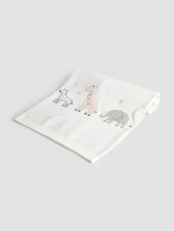 Jojo Maman Bébé Welcome Little One Embroidered Shawl^ Nursery Bedding|Blankets