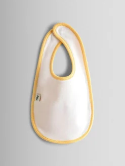 Best Jojo Maman Bébé 2-Pack Organic Cotton Bibs White Bee