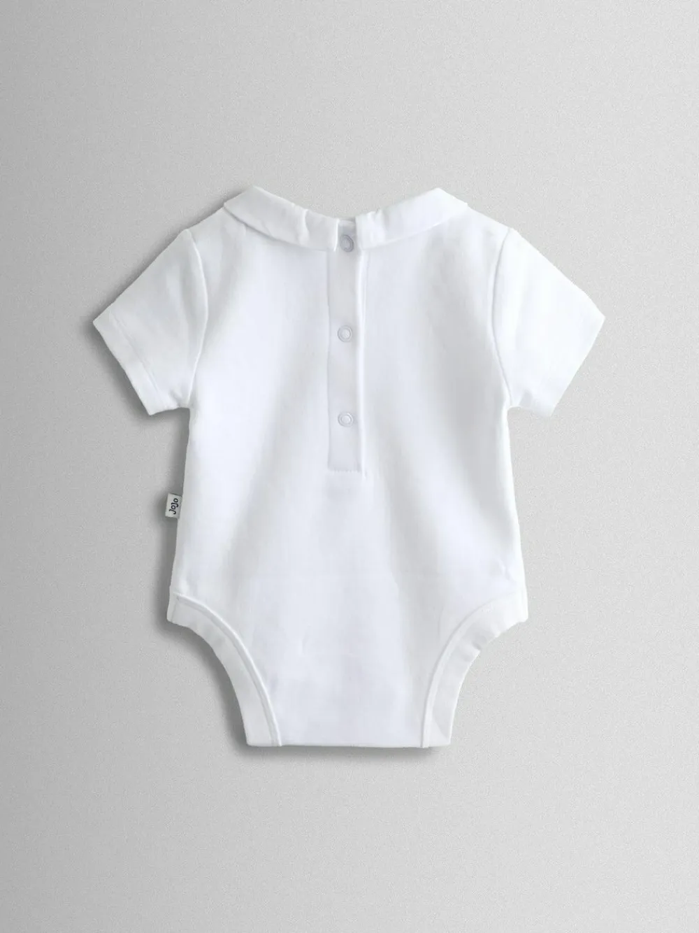 Discount Jojo Maman Bébé White Boat Embroidered Collar Body
