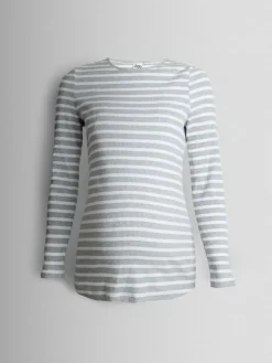 Jojo Maman Bébé White 2-Pack Ribbed Maternity & Nursing Top^Women Loungewear