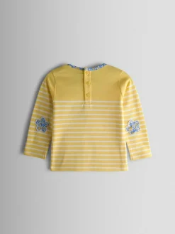 Hot Jojo Maman Bébé Breton Pocket Top Yellow Duck