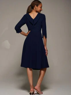 Jolie Moi Roll Neck Fit & Flare Midi Dress^Women Occasion Dresses
