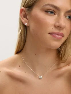 Jon Richard Silver Crystal Besel Gift Box^Women Jewellery