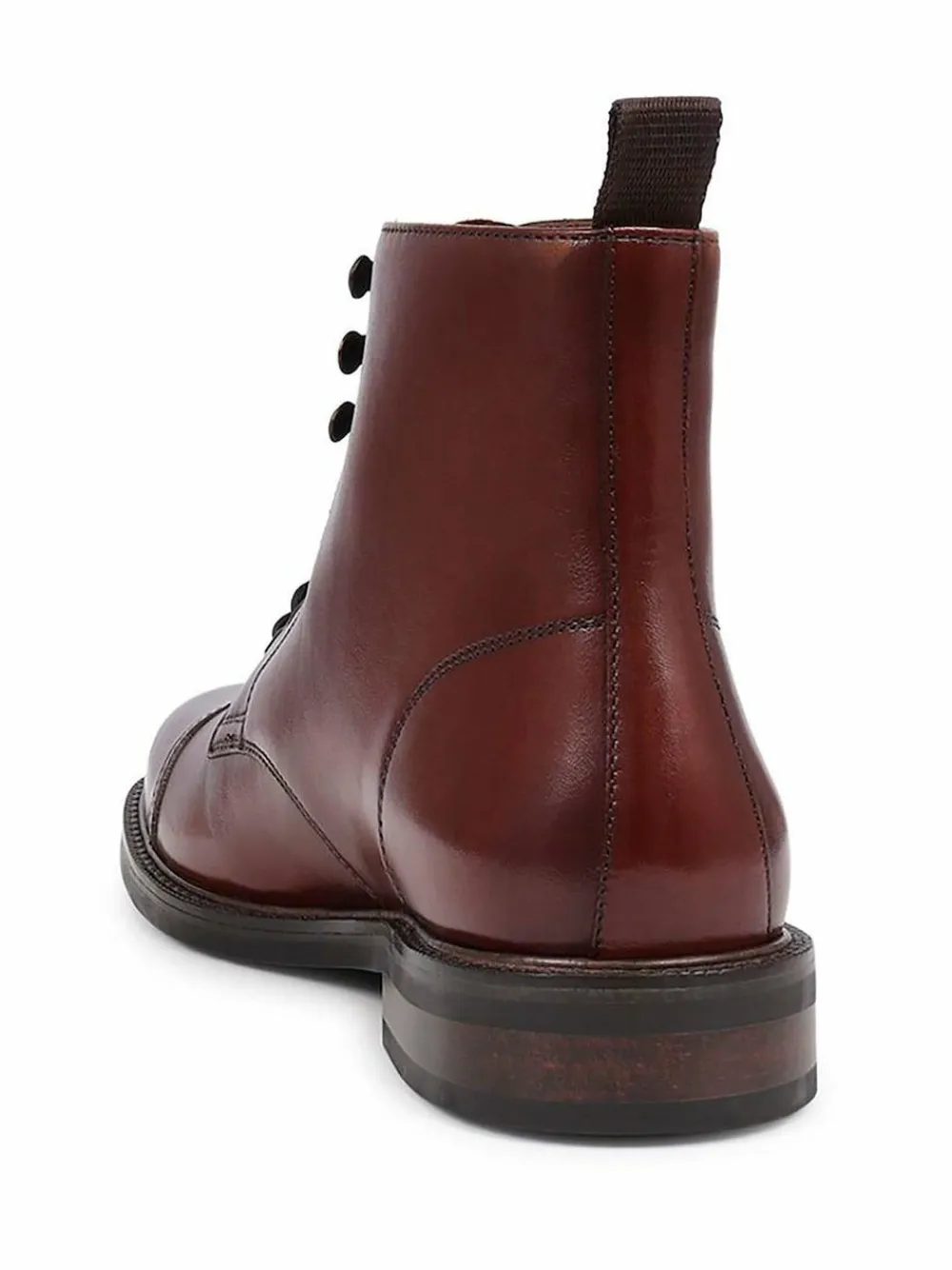 Online Jones Bootmaker Finch Leather Lace-Up Boots Brown