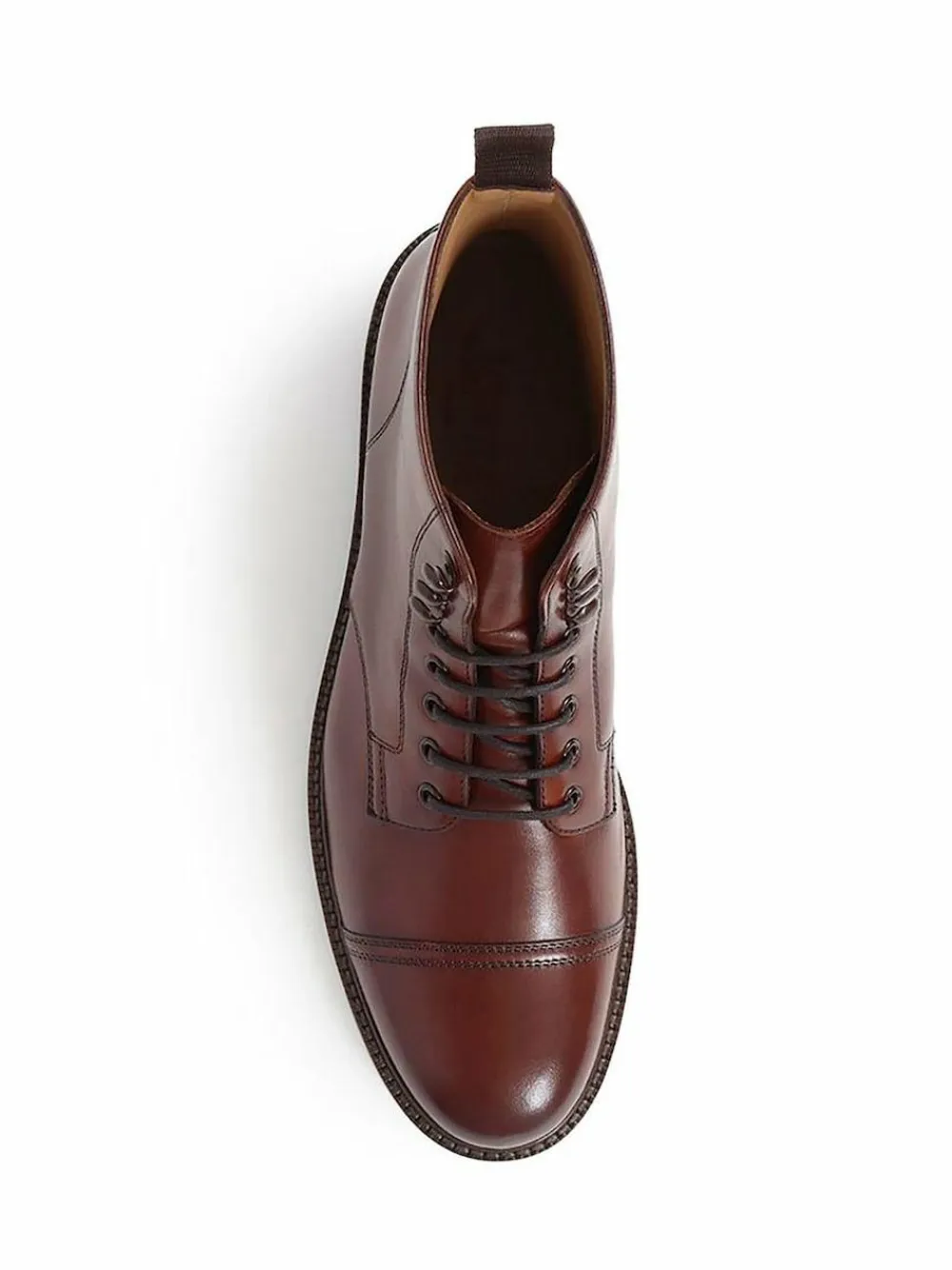 Online Jones Bootmaker Finch Leather Lace-Up Boots Brown