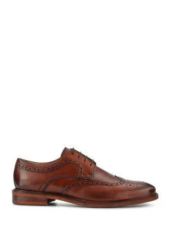 Sale Jones Bootmaker Longwood Suede Derby Brogues Brown Light