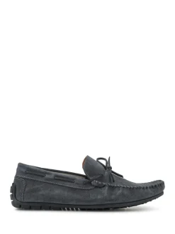 Best Jones Bootmaker Zeke Leather Full Slippers Grey