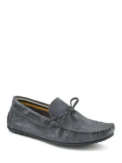 Best Jones Bootmaker Zeke Leather Full Slippers Grey
