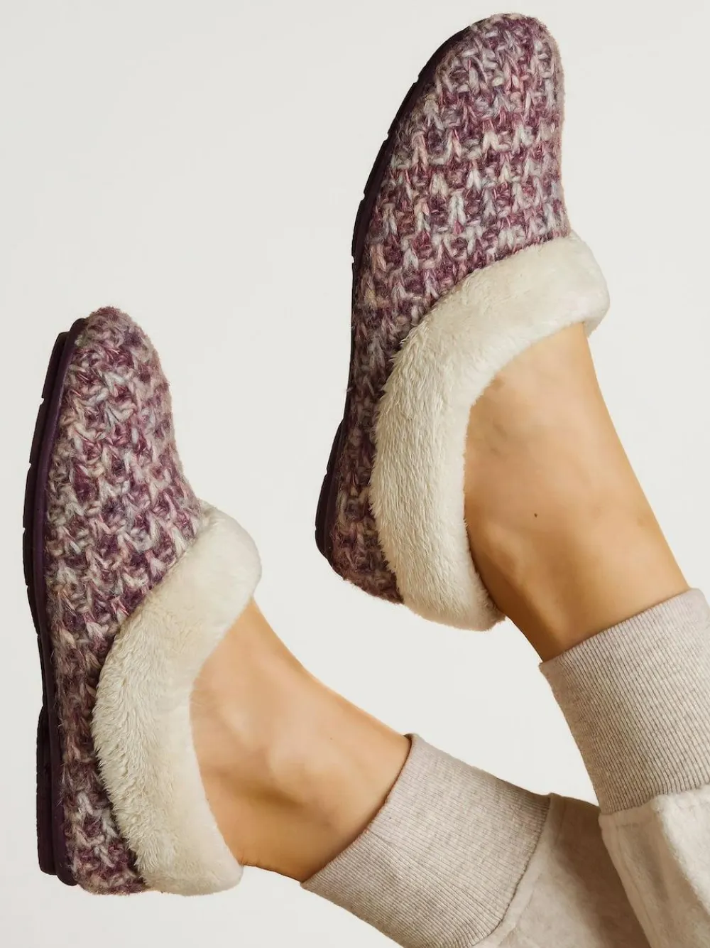 Jones Bootmaker Faux-Fur-Lined Slippers^Women Slippers
