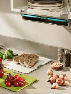 Joseph Joseph 3 Piece Black Folio™ Slim Under-shelf Chopping Board Set^ Branded Kitchenware