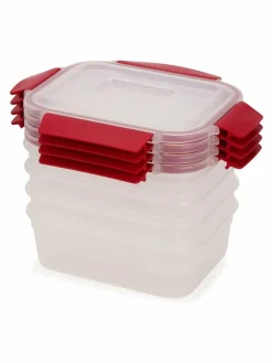 Clearance Joseph Joseph 4 Piece Multicolour Nest Lock Rectangle Container Set 1.1L