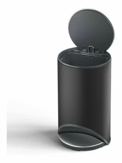Best Joseph Joseph Black Arc 10-Litre Slimline Pedal Bin With Liner Pocket