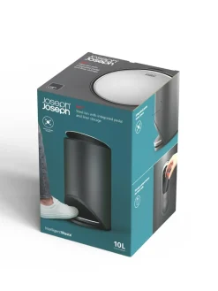 Best Joseph Joseph Black Arc 10-Litre Slimline Pedal Bin With Liner Pocket