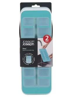 Hot Joseph Joseph Blue Flow Easy-fill Icecube Tray 2pk