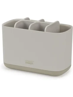 New Joseph Joseph Ecru EasyStore Large Toothbrush Caddy
