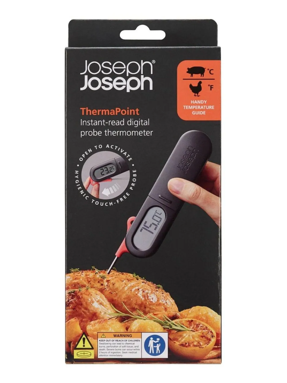 Outlet Joseph Joseph Graphite Thermapoint Digital Probe Thermometer
