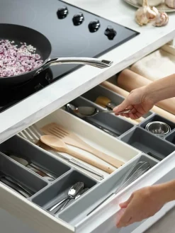Joseph Joseph Grey Blox 10 Piece Drawer Organiser^ Storage & Organisation|Branded Kitchenware