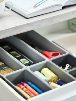 Online Joseph Joseph Grey Blox 7 Piece Drawer Organiser