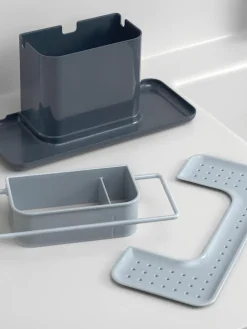 New Joseph Joseph Grey Caddy Large Sink Tidy