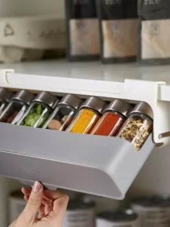 Online Joseph Joseph Joseph® Joseph Grey Cupboard Store Undershelf Spice Rack