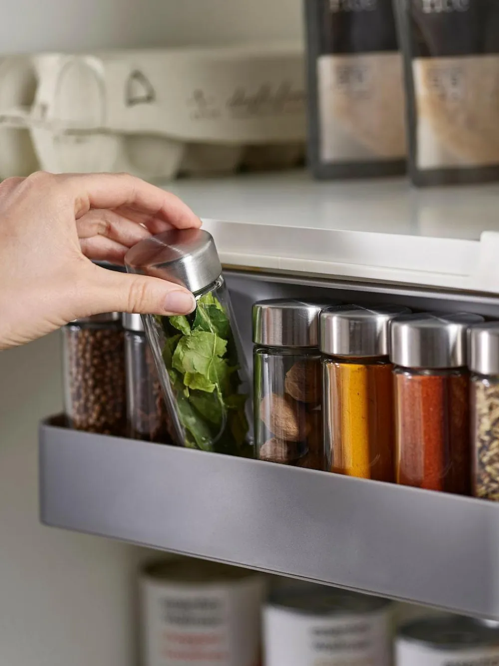 Online Joseph Joseph Joseph® Joseph Grey Cupboard Store Undershelf Spice Rack