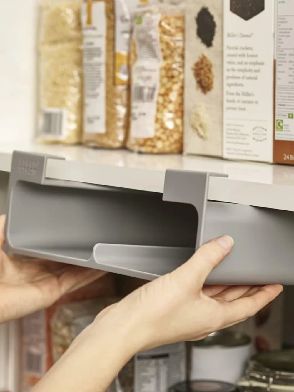 Joseph Joseph Grey CupboardStore Film Foil & Bag Organiser^ Storage & Organisation|Branded Kitchenware