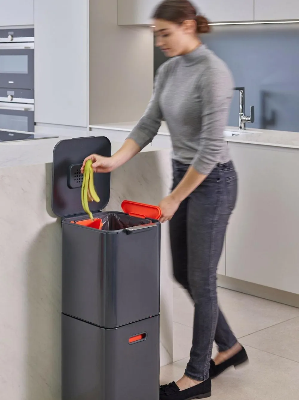 Online Joseph Joseph Joseph® Joseph Grey Totem Compact 40L Waste Separation Unit Bin