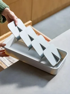 Joseph Joseph Light Stone Large Drawer Store™ Tiered Cutlery Organiser^ Storage & Organisation