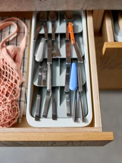 Joseph Joseph Light Stone Large Drawer Store™ Tiered Cutlery Organiser^ Storage & Organisation