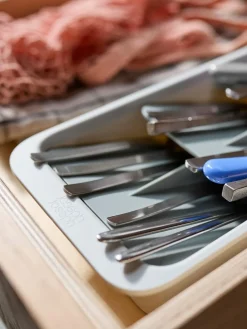 Joseph Joseph Light Stone Large Drawer Store™ Tiered Cutlery Organiser^ Storage & Organisation