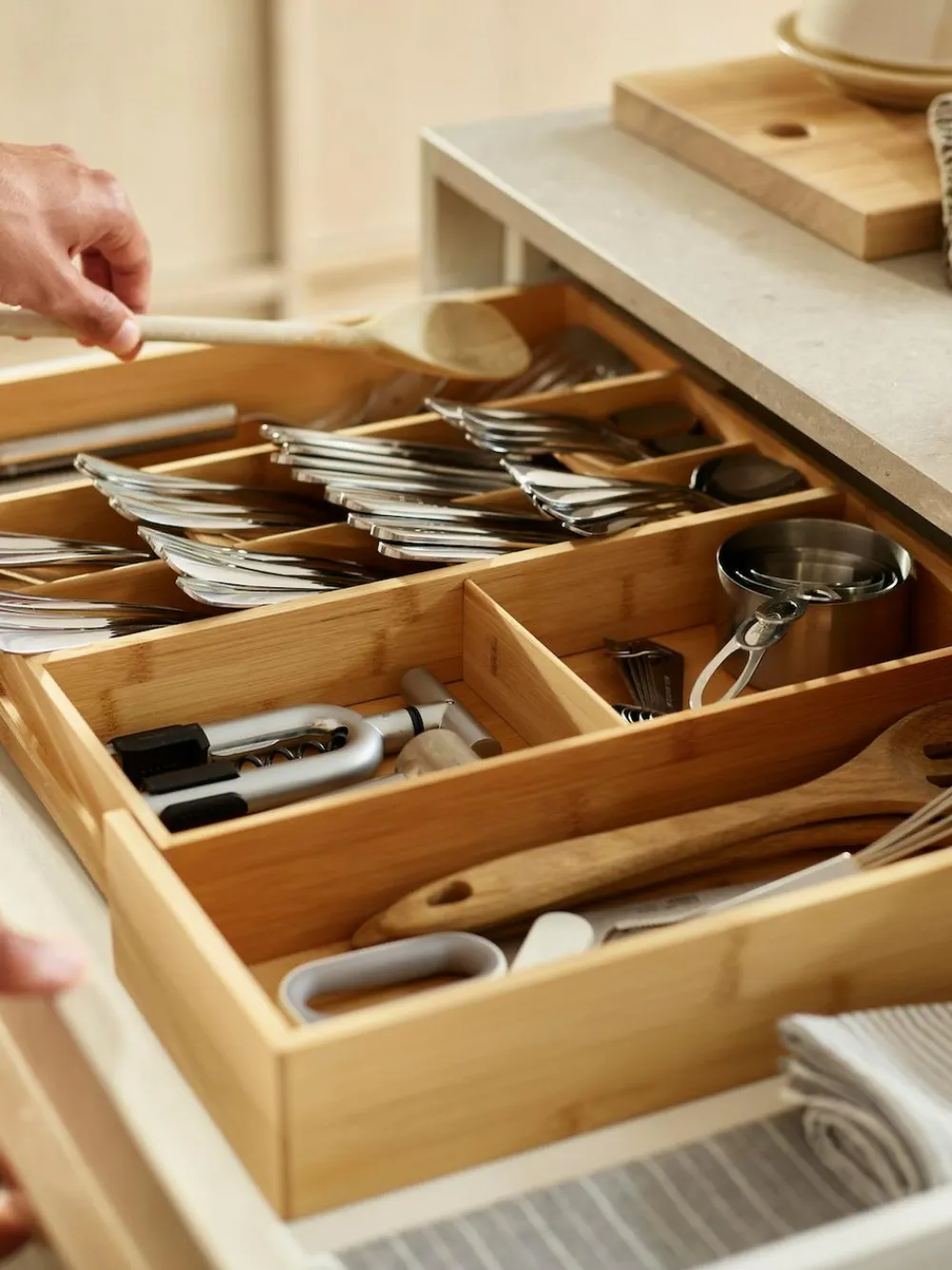 Joseph Joseph Light Stone Surface Stainless-Steel Sink Tidy^ Storage & Organisation|Branded Kitchenware