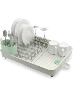 Best Joseph Joseph Light Stone Natural/Sage Green Extend Expandable Dish Rack