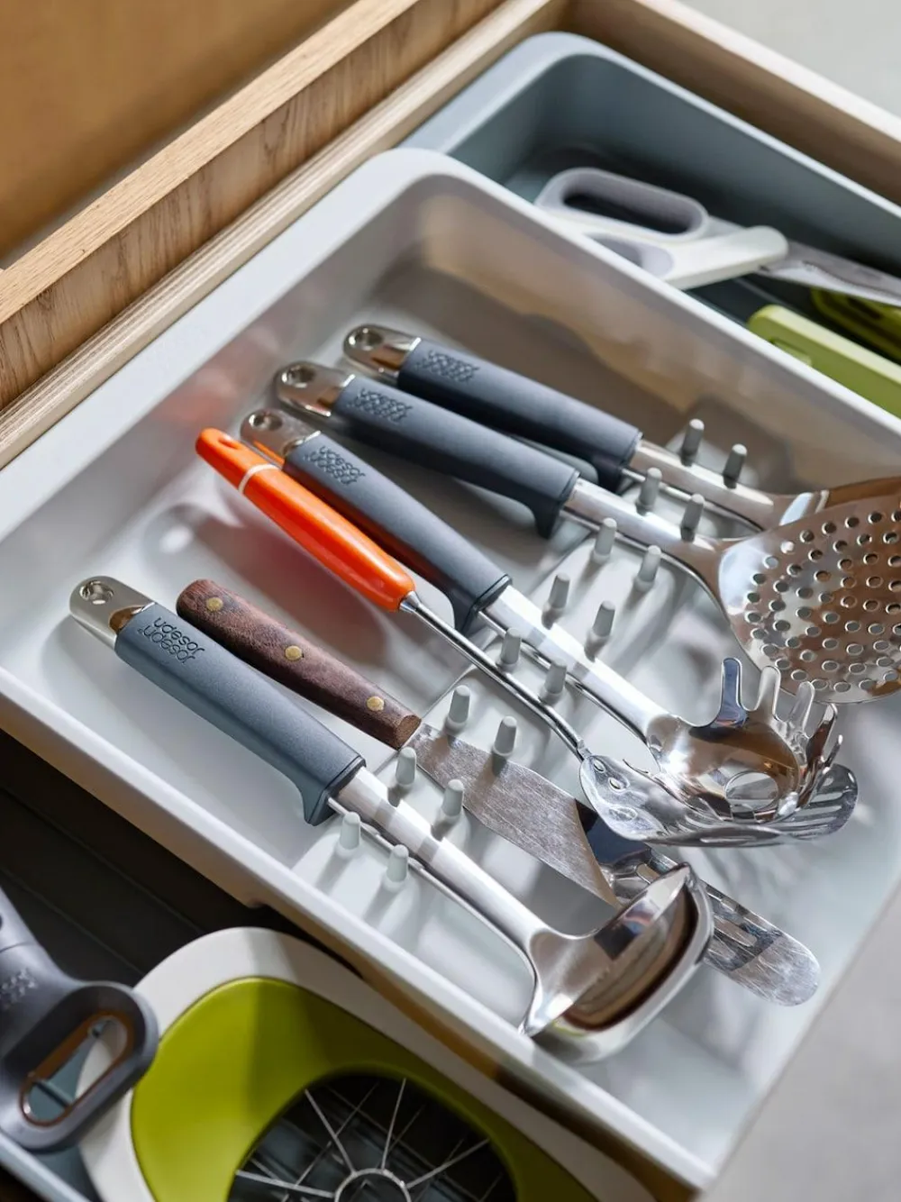 Clearance Joseph Joseph Light Stone Drawer Store Expanding Utensil and Gadget Organiser