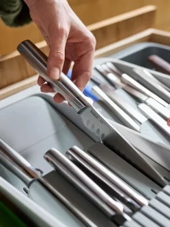 Sale Joseph Joseph Light Stone Drawer Store Expanding Tiered Cutlery Tray With Knife Organiser