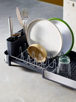 Outlet Joseph Joseph Light Stone Extend™ Slim Steel Compact Expandable Dish Rack