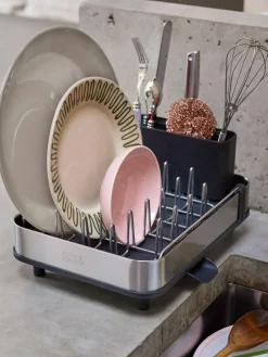 Outlet Joseph Joseph Light Stone Extend™ Slim Steel Compact Expandable Dish Rack