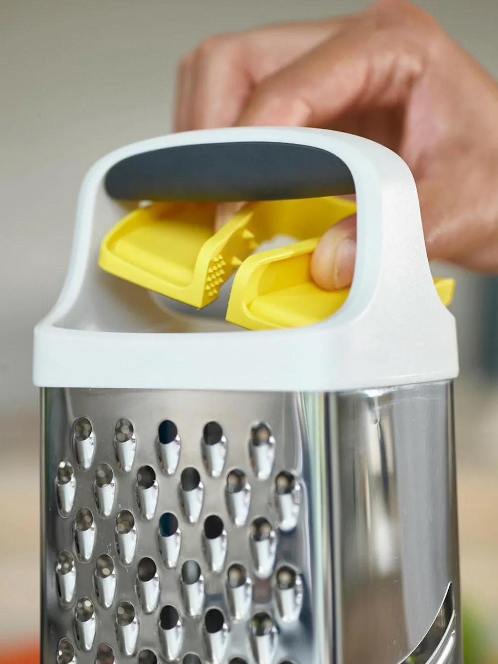 Joseph Joseph Stone Multi-Grip Box Grater with Precision Food Grip