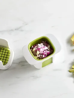 Joseph Joseph White ChopCup Vegetable Dicer^ Branded Kitchenware