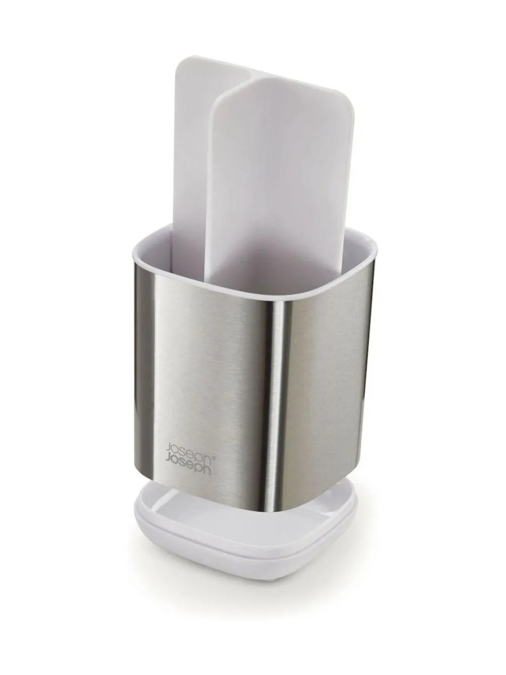 Joseph Joseph White EasyStore Steel Toothbrush Caddy