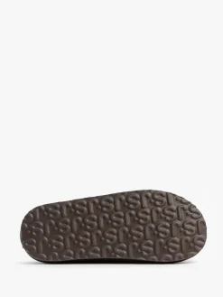 Best Just Sheepskin Mens Miles Slippers Brown