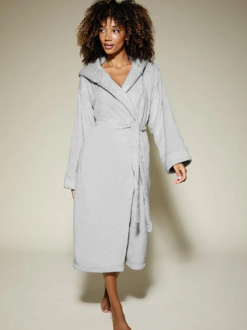 KBX Rosa Fluffy Robe^Women Bathrobes