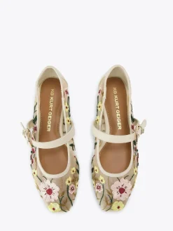 Sale KG Kurt Geiger Nina Mesh Pumps Cream