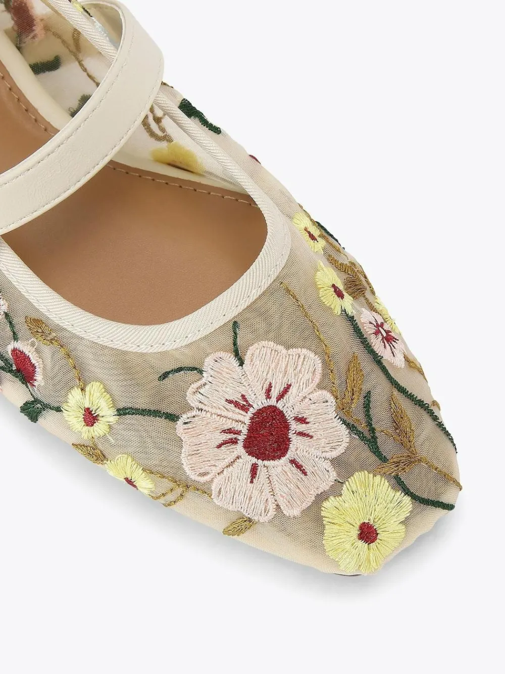 Sale KG Kurt Geiger Nina Mesh Pumps Cream