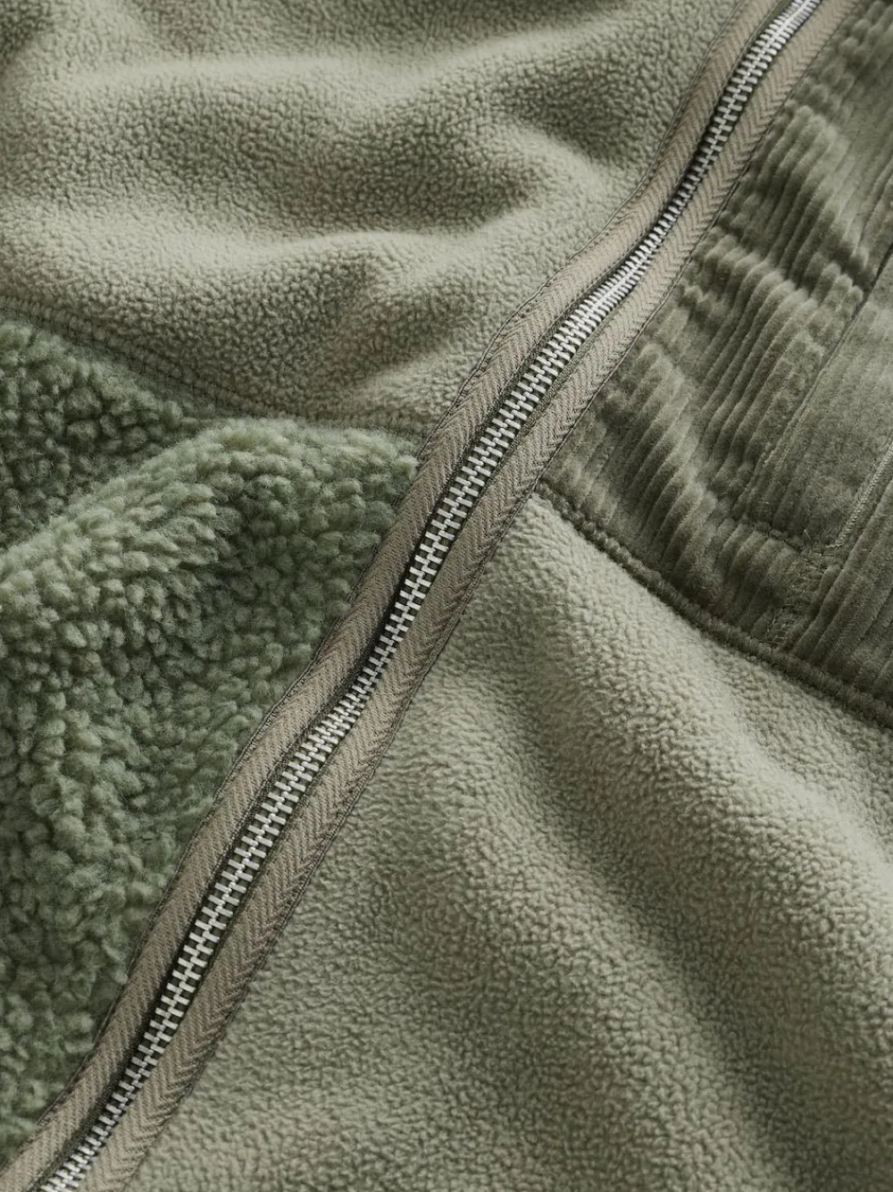 Next Cord Block Zip Through Funnel Fleece^ Sweatshirts & Hoodies|Sweatshirts & Hoodies