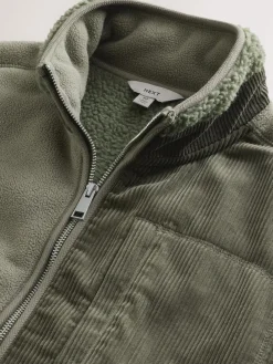 Next Cord Block Zip Through Funnel Fleece^ Sweatshirts & Hoodies|Sweatshirts & Hoodies