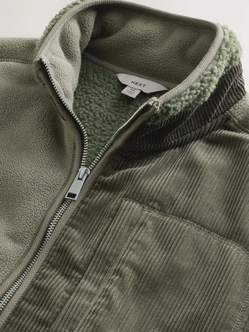 Next Cord Block Zip Through Funnel Fleece^ Sweatshirts & Hoodies|Sweatshirts & Hoodies