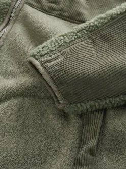 Next Cord Block Zip Through Funnel Fleece^ Sweatshirts & Hoodies|Sweatshirts & Hoodies