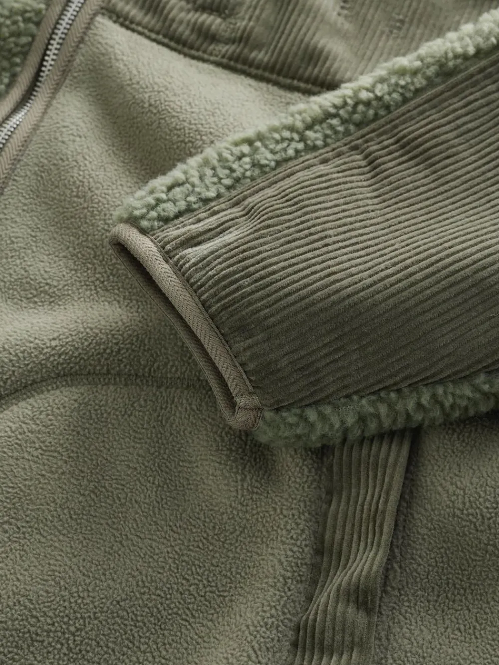 Next Cord Block Zip Through Funnel Fleece^ Sweatshirts & Hoodies|Sweatshirts & Hoodies