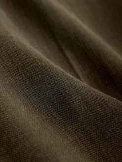 Hot Next Khaki Green Crosshatch Elastic Waist Wide Leg Trousers